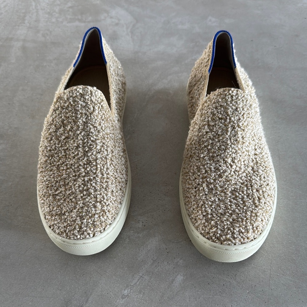 ROTHY’s brand new teddy sneaker slip-ons